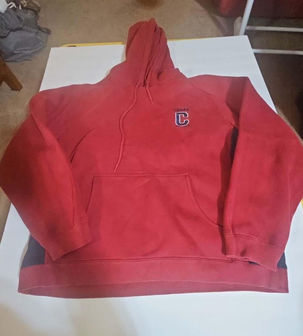 Chaps Hoodie Size XL Red Pullover Sweatshirt